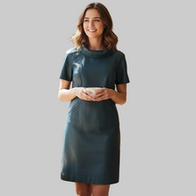 Load image into Gallery viewer, Vilniaus Kailiai Mod. 09600xxx dress featuring a stylish design and elegant fabric, shown in a full-length view.