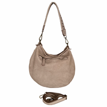 Load image into Gallery viewer, Beige handbag with a matching strap on a white background