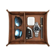 Load image into Gallery viewer, A PU leather storage tray for keys,mobile, jewellery, etc.