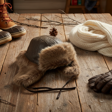 Įkelti nuotrauką į galerijos peržiūros programą, Vilniaus Kailiai Mod. K086451X hat, stylish winter accessory, shown in black with a cozy knit design.