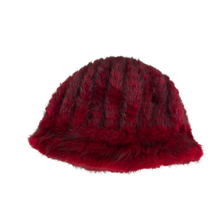Load image into Gallery viewer, A red min knitted cap, soft and easy adjustable width
