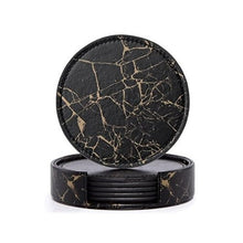 Load image into Gallery viewer, A Set of Leather Coasters for Drinks, 6pcs.