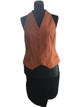 Load image into Gallery viewer, Brown vest on a black mannequin against a white background
