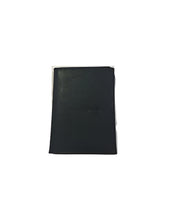 Load image into Gallery viewer, Black leather wallet on a white background