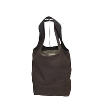 Load image into Gallery viewer, Brown leather tote bag on a white background