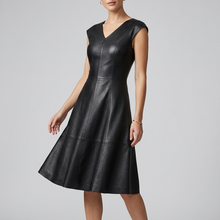 Load image into Gallery viewer, Vilniaus Kailiai Mod. 09821xxx dress in elegant fabric, showcasing a stylish and comfortable design for women.
