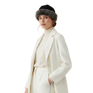 Vilniaus Kailiai Mod. K08642X hat featuring soft fabric and stylish design, shown in a close-up image.