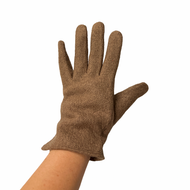 Vilniaus Kailiai gloves, soft and warm leather gloves with detailed stitching and a classic design.