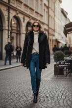 Load image into Gallery viewer, Vilniaus Kailiai jacket model 024751xx shown in the image, featuring a stylish and warm outerwear design.
