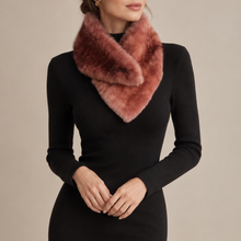 Įkelti nuotrauką į galerijos peržiūros programą, Vilniaus Kailiai Mod. 08680XXX scarf featuring soft, woven fabric with intricate pattern in neutral tones.
