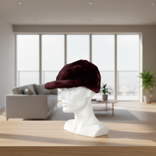 Įkelti nuotrauką į galerijos peržiūros programą, Vilniaus Kailiai Mutono kepurė for men and women, stylish hat with a warm fabric design, model K16658XX.
